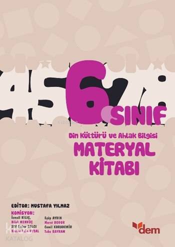6. Sınıf Din Kültürü ve Ahlâk Bilgisi Materyal Kitabı - 1