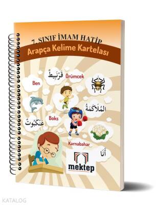 7. Sınıf İmam Hatip Arapça Kelime Kartelası - 2