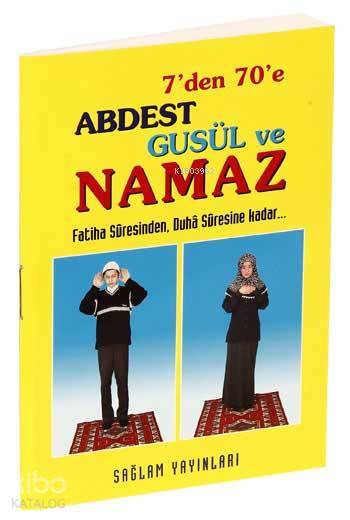 7den 70e Abdest, Gusül ve Namaz kod-012 (kuşe,Cep Boy) - 2