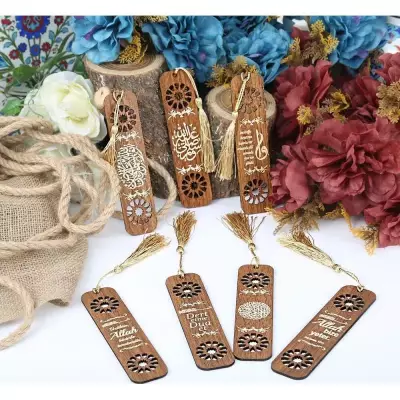 Ahşap Kitap Ayracı - 1