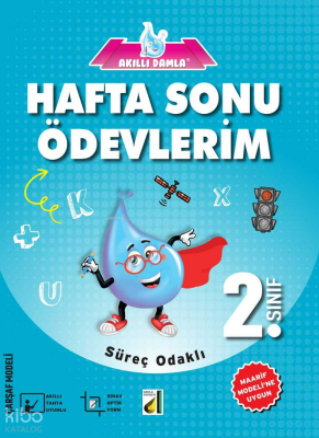 Akıllı Damla Hafta Sonu Ödevlerim-2. Sınıf - Damla Eğitim