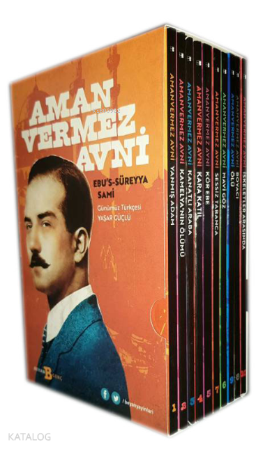 Amanvermez Avni 10 Kitap ( Kutulu ) Günümüz Türkçesi ile, Bir Osmanlı Polisiyesi... - 2