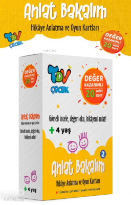 Anlat Bakalım 2 Hikaye Anlatma ve Oyun Kartları Değer Kazanımlı 20 Kart - Türkiye Diyanet Vakfı Yayınları (1)