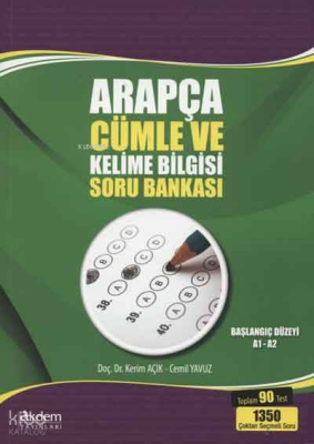 Arapça Cümle ve Kelime Bilgisi Soru Bankası Başlangıç Düzeyi A1-A2 - 1