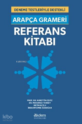 Arapça Grameri Referans Kitab ı- Deneme Testleriylr Destekli - Akdem Yayınları (1)