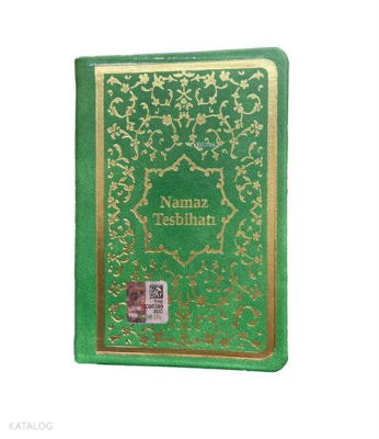 Arapça Namaz Tesbihatı(Termo Cilt-Yeşil Renk-Kod1763) - 1