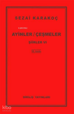 Ayinler - ÇeşmelerŞiirler VI - Diriliş Yayınları
