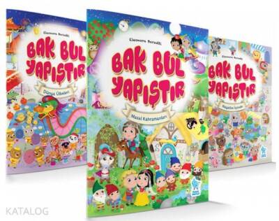 Bak - Bul - Yapıştır (3 Kitap) - 1