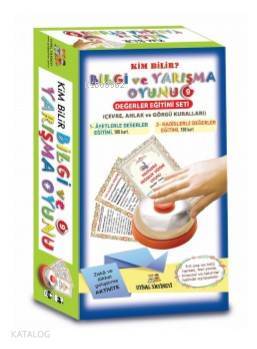 Bilgi ve Yarışma Oyunu - 9 - Değerler Eğitimi Seti Kim Bilir? 1-Ayetlerle Değerler Eğitimi , 2-Hadislerle Değerler Eğitimi - 1
