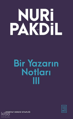 Bir Yazarın Notları 3 - 1