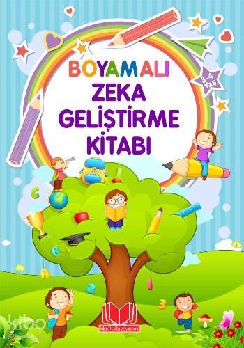 Boyamalı Zeka Geliştirme Kitabı 3 - 4, Yaş - 1