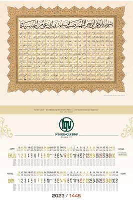 Mevlana Büyük Boy Hat Takvimi 6 Yapraklı 2026 - 4