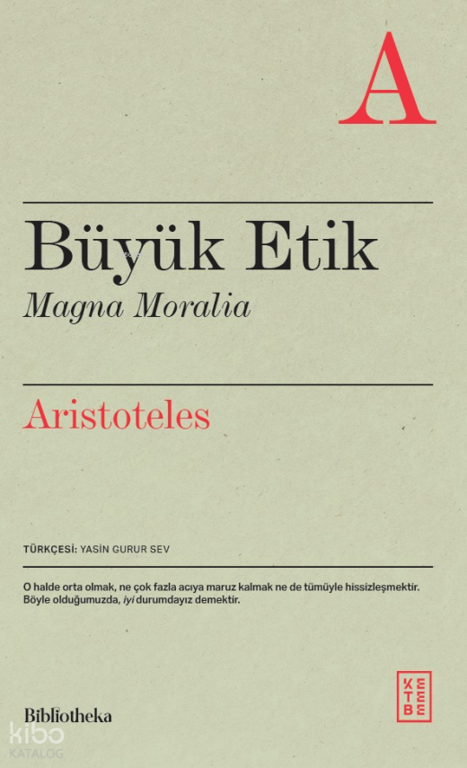 Büyük EtikMagna Moralia - 2