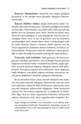 Çağdaş Şüpheler, Kadim Çözümler (İntibahatü’l Müfide Tercümesi) - 6