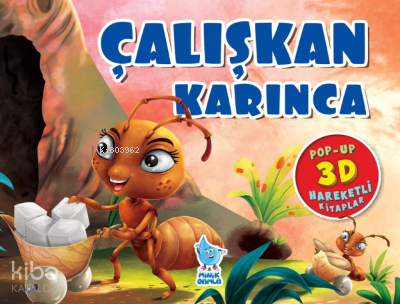 Çalışkan Karınca (Pop-Up 3D Hareketli Kitap) - 1