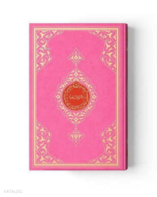 Çanta Boy Renkli Kuran-ı Kerim (Miklebli, Pembe, Mühürlü, 2 Renkli) - 1