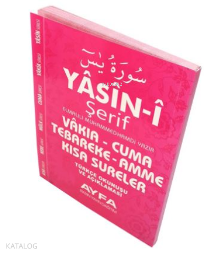 Çanta Boy Türkçeli Yasin Pembe (kod094P) - 1