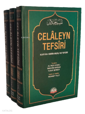 Celaleyn Tefsiri Tercümesi Kuran-ı Kerim Meali ve Tefsiri - Sağlam Yayınevi