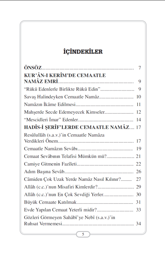 Cemaatle Kılınan Namazın Fazileti - 3