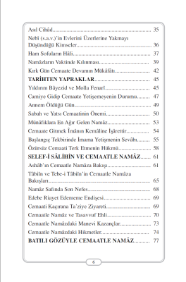 Cemaatle Kılınan Namazın Fazileti - 4