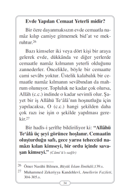 Cemaatle Kılınan Namazın Fazileti - 5