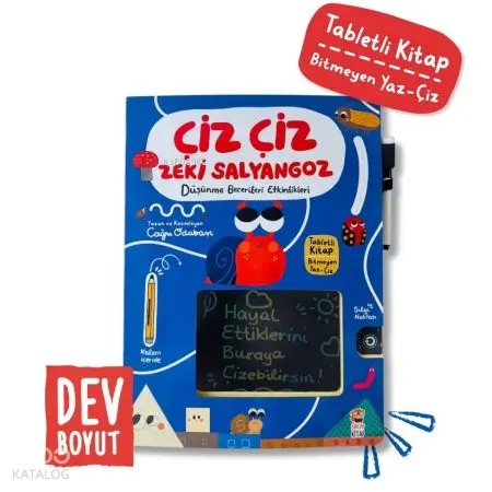 Çiz Çiz Zeki Salyangoz - Düşünme Becerileri Etkinlikleri - 1