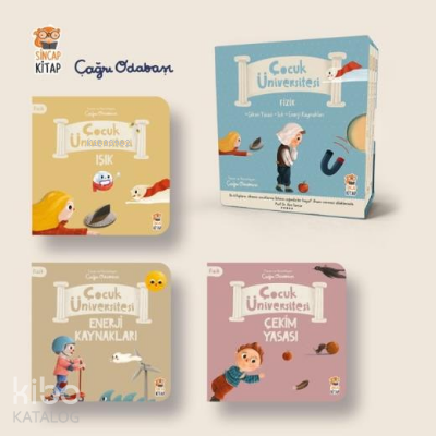 Çocuk Üniversitesi fizik Set(3 kitap) - 1