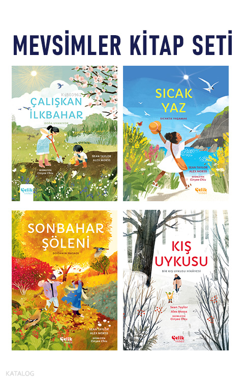Çocuklar için Mevsimler Kitap Seti - 2