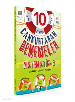 Damla Eğitim Cankurtaran Denemeler Matematik-8 - Damla Yayınevi