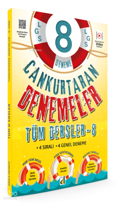 Damla Eğitim Cankurtaran Denemeler Tüm Dersler-8 - 1