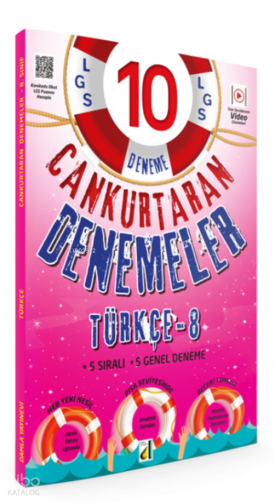 Damla Eğitim Cankurtaran Denemeler Türkçe-8 - 1