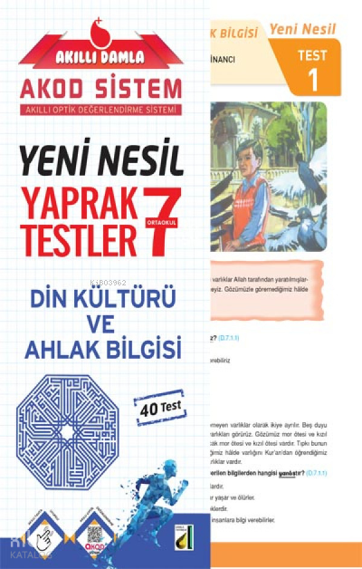 Damla Eğitim Yeni Nesil Din Kültürü ve Ahlâk Bilgisi Yaprak Testler - 7 - 2