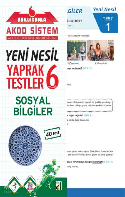 Damla Eğitim Yeni Nesil Sosyal Bilgiler Yaprak Testler - 6 - 2