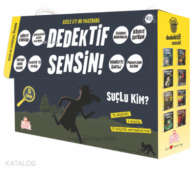Dedektif Sensin (İki Set Bir Arada 8 Kitap) - 1