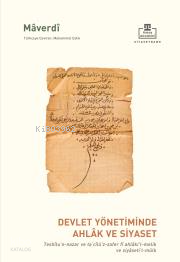 Devlet Yönetiminde Ahlak ve Siyaset - 1