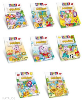 Dikkat Becerilerini Geliştirme Seti - Hikayelerle Pudino 8 Kitap Takım - 1