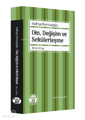 Din, Değişim ve SekülerleşmeBirinci Kitap - 2