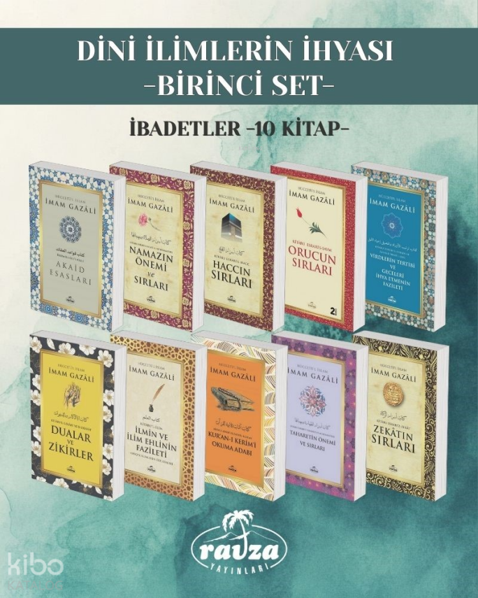 Dini İlimlerin İhyası - Birinci Set İbadetler (10 kitap) - 1