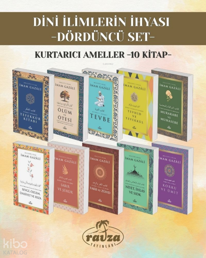 Dini İlimlerin İhyası - Dördüncü Set Kurtarıcı Ameller (10 kitap) - 1