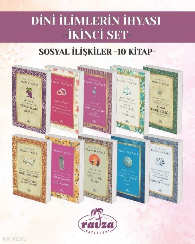 Dini İlimlerin İhyası - İkinci SetSosyal İlişkiler (10 kitap) - 1