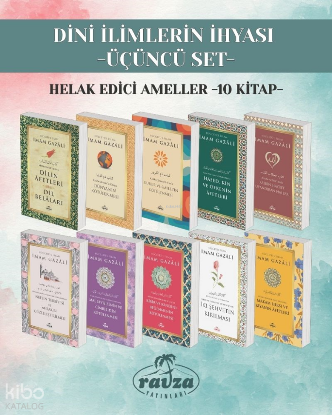 Dini İlimlerin İhyası - Üçüncü Set Helak Edici Ameller (10 kitap) - 1