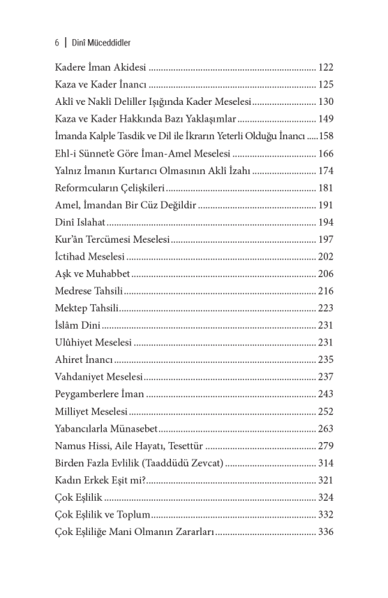 Dini Müceddidler (Reformist Zihniyetin Kritiği) - Şeyhülislam Mustafa Sabri Efendi - 5