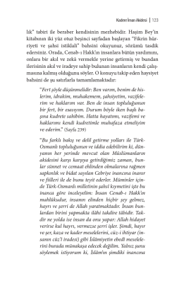 Dini Müceddidler (Reformist Zihniyetin Kritiği) - Şeyhülislam Mustafa Sabri Efendi - 7