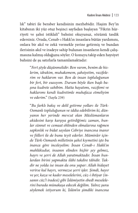 Dini Müceddidler (Reformist Zihniyetin Kritiği) - Şeyhülislam Mustafa Sabri Efendi - 7