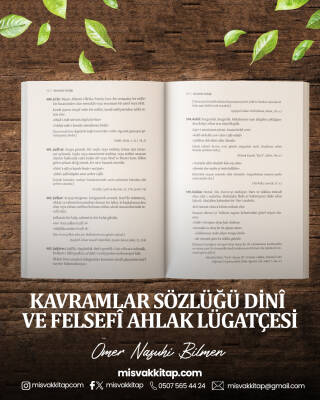 Kavramlar Sözlüğü (Dini ve Felsefi Ahlak Lugatçesi) - Misvak Neşriyat (1)