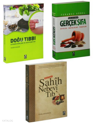 Doğu Tıbbı ve Sahih Nebevi Tıp Gerçek Şifa Seti (3 Kitap) - Mercan Kitap