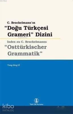 Doğu Türkçesi Grameri Dizini - Ketebe Yayınları