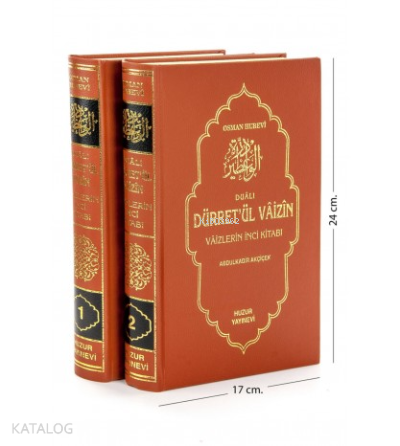 Dualı Dürretül Vaizin (2 Cilt, Takım) - 1
