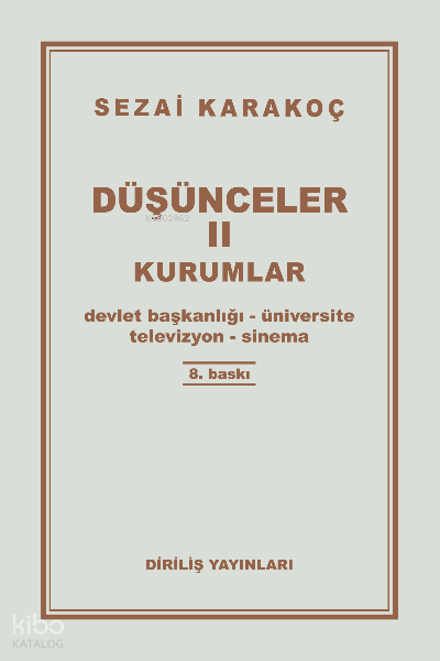 Düşünceler -2 Kurumlar - 1
