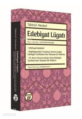 Edebiyat Lügatı Edebiyat Kaideleri Başlangıcından Tanzimat Devrine Kadar Edebiyat Tarihimize Dair Manzum Bir Muhtıra - Büyüyen Ay Yayınları (1)